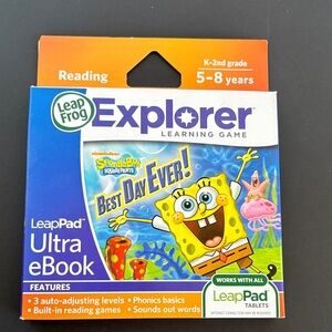 LeapFrog Explorer LeapPad Ultra eBook - SpongeBob SquarePants Best Day Ever!